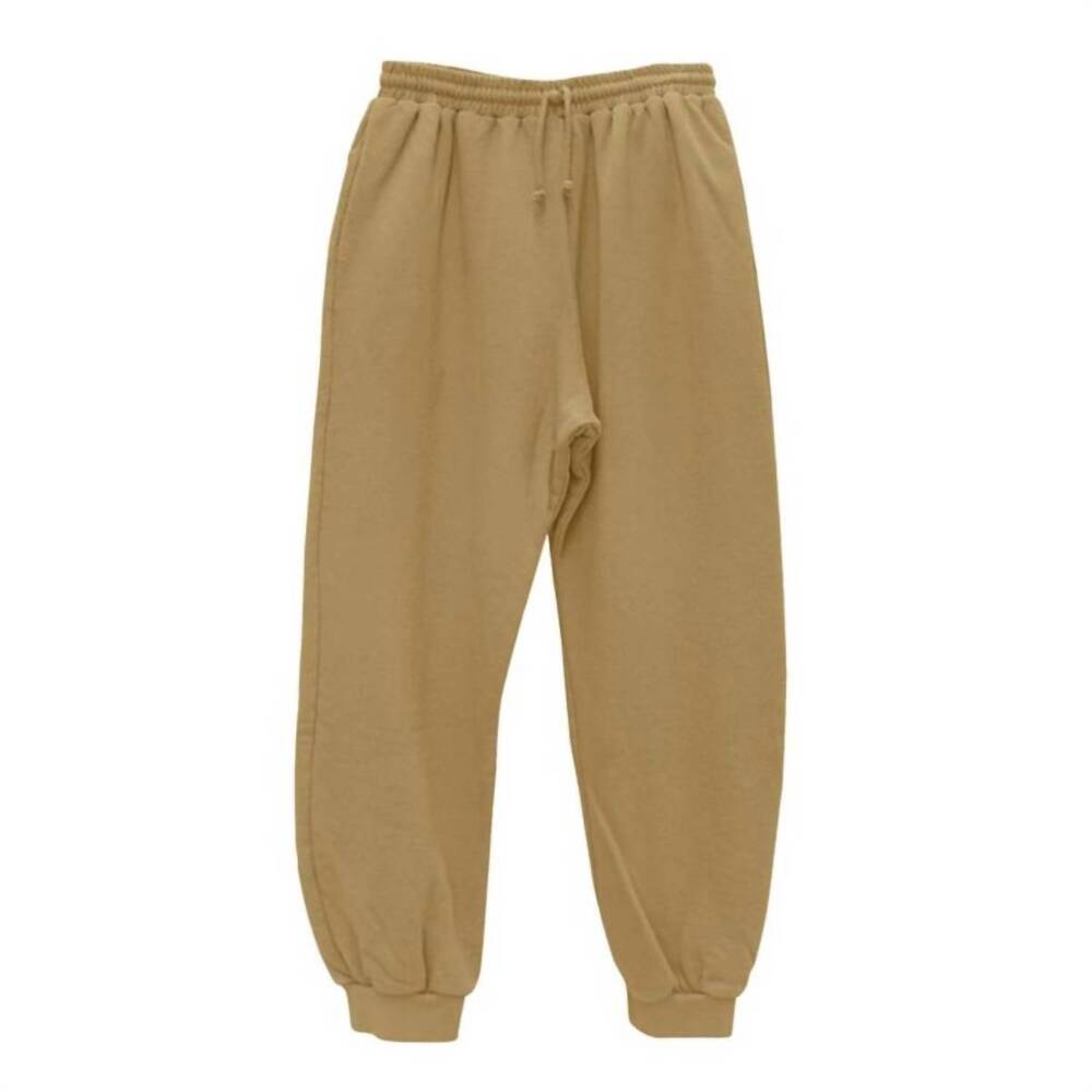 NEW NICO NICO women's dakota sweatpant in camel